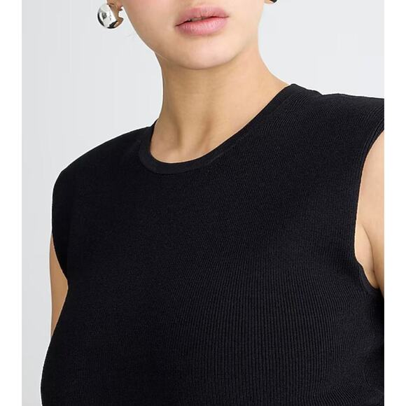 NEW J. Crew Sleeveless Black Dress - Picture 3 of 13